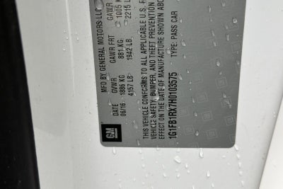 2017 Chevrolet Camaro 1LT