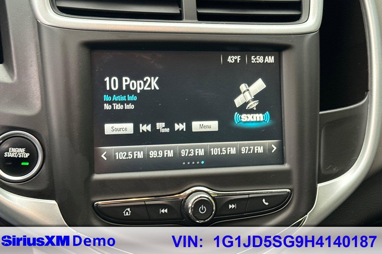 2017 Chevrolet Sonic LT