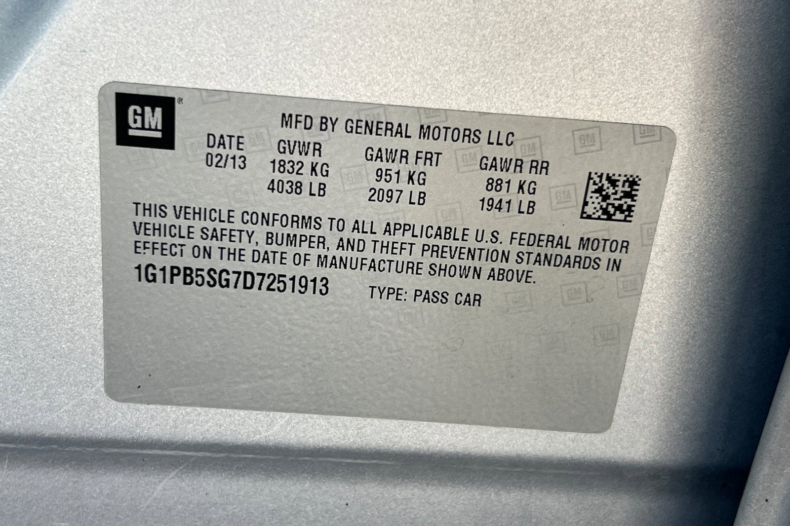 2013 Chevrolet Cruze LS