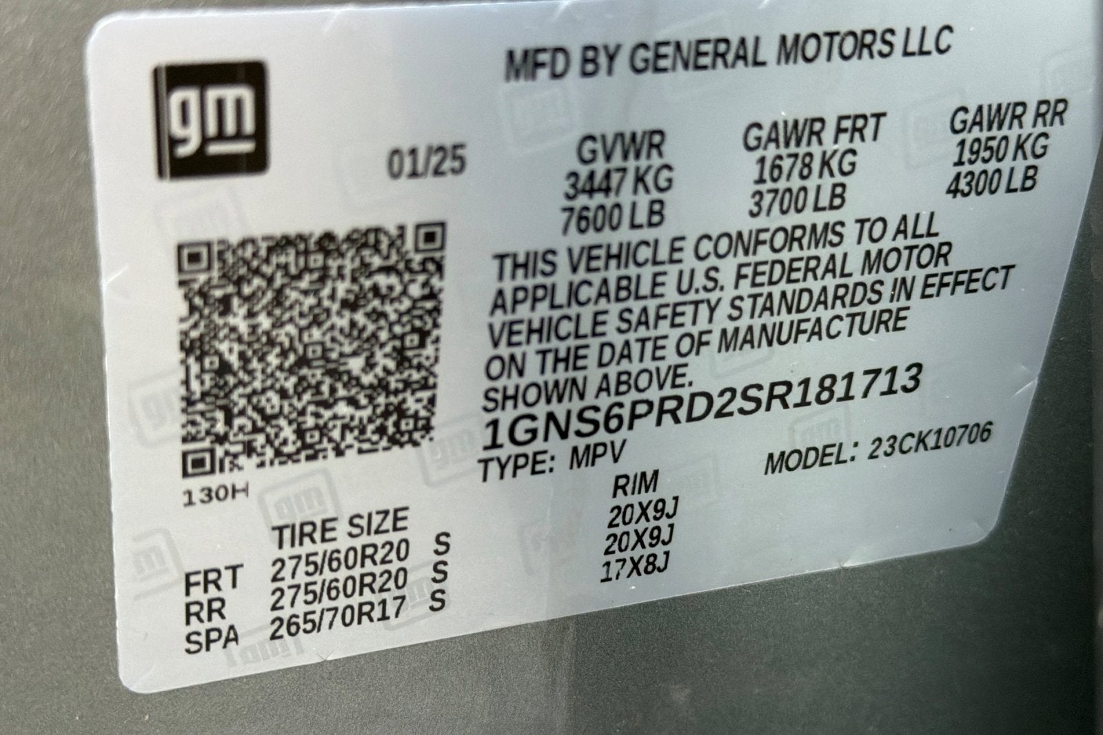 2025 Chevrolet Tahoe Z71