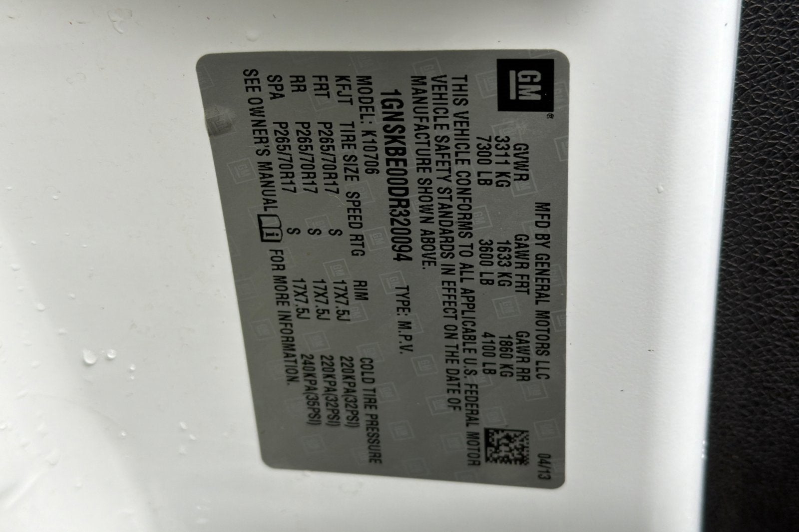 2013 Chevrolet Tahoe LT