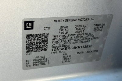 2019 Chevrolet Tahoe LT