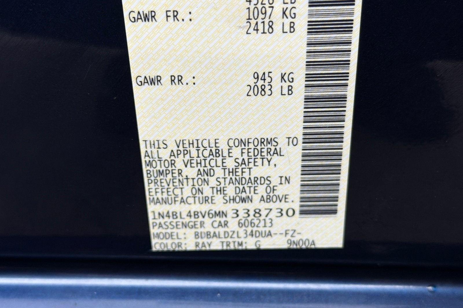 2021 Nissan Altima 2.5 S