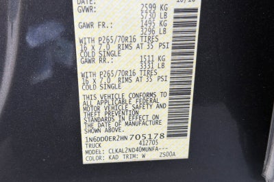 2017 Nissan Frontier SV V6