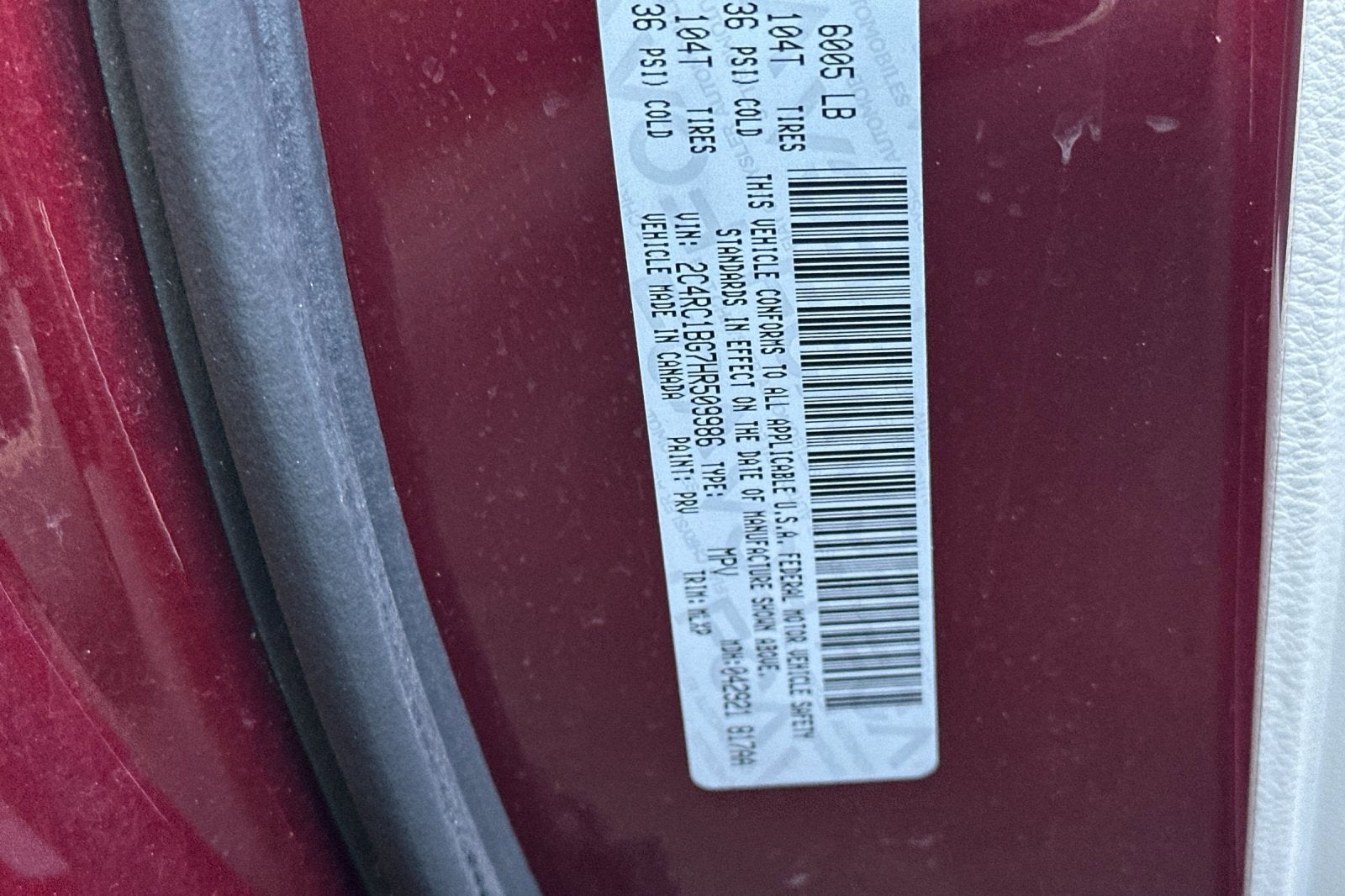 2017 Chrysler Pacifica Touring-L