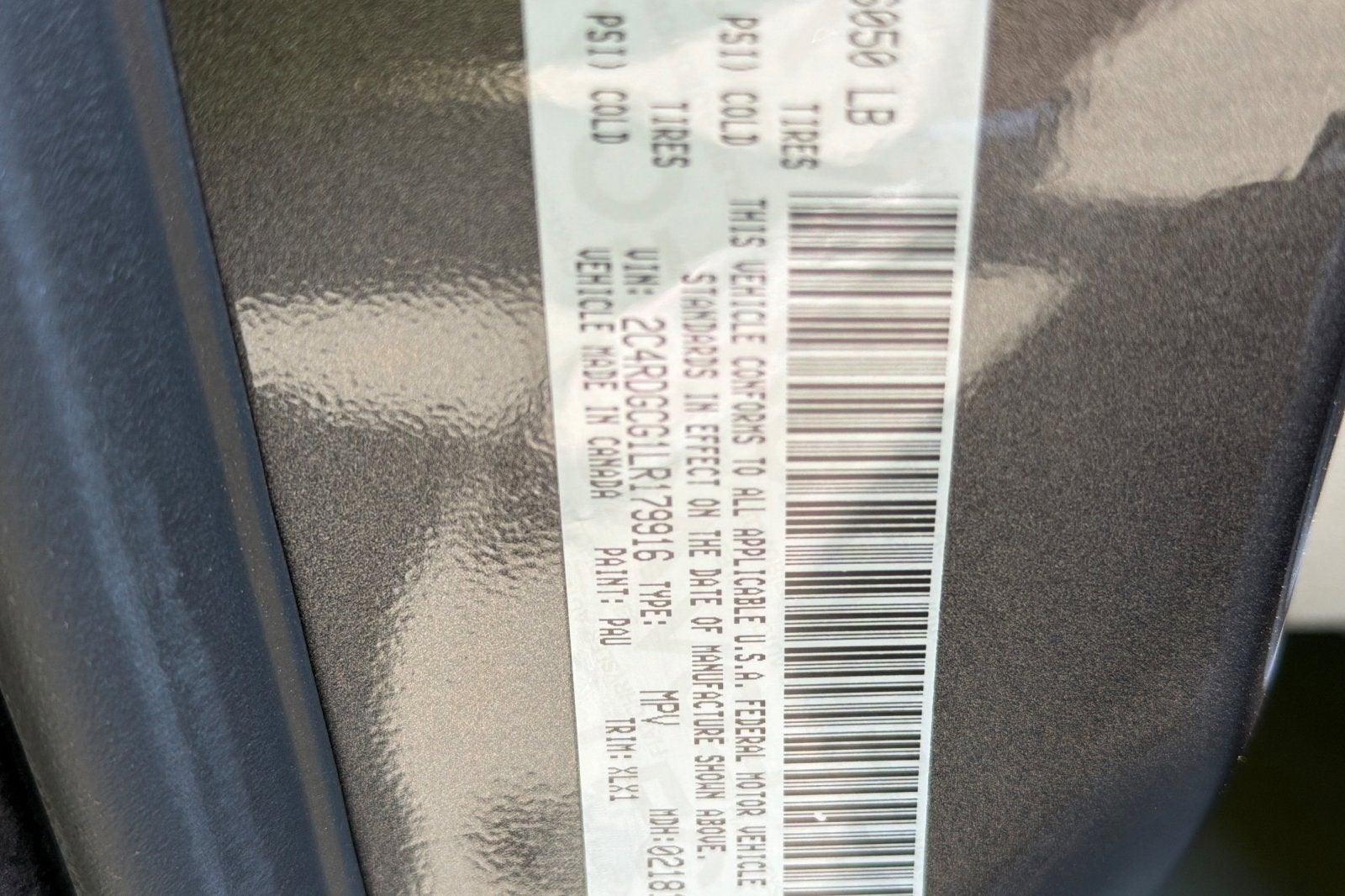 2020 Dodge Grand Caravan SXT