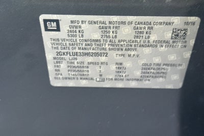 2017 GMC Terrain SLT