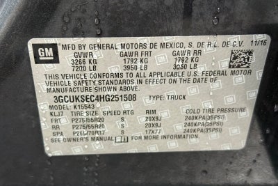 2017 Chevrolet Silverado 1500 LTZ