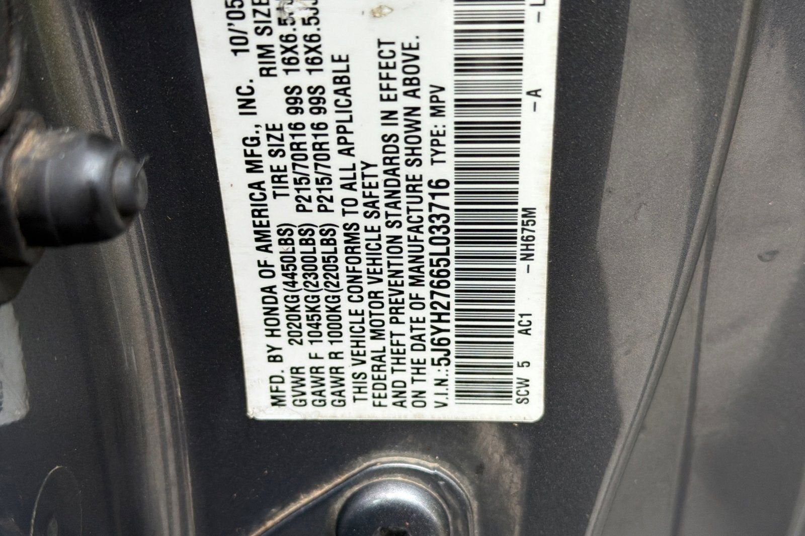 2005 Honda Element EX