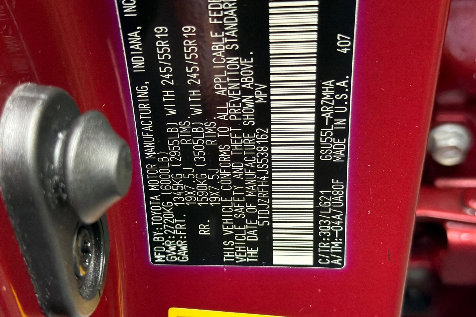 2018 Toyota Highlander SE