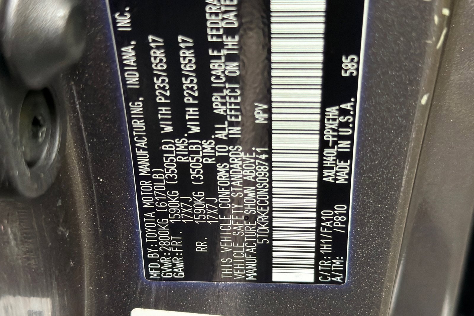 2022 Toyota Sienna LE