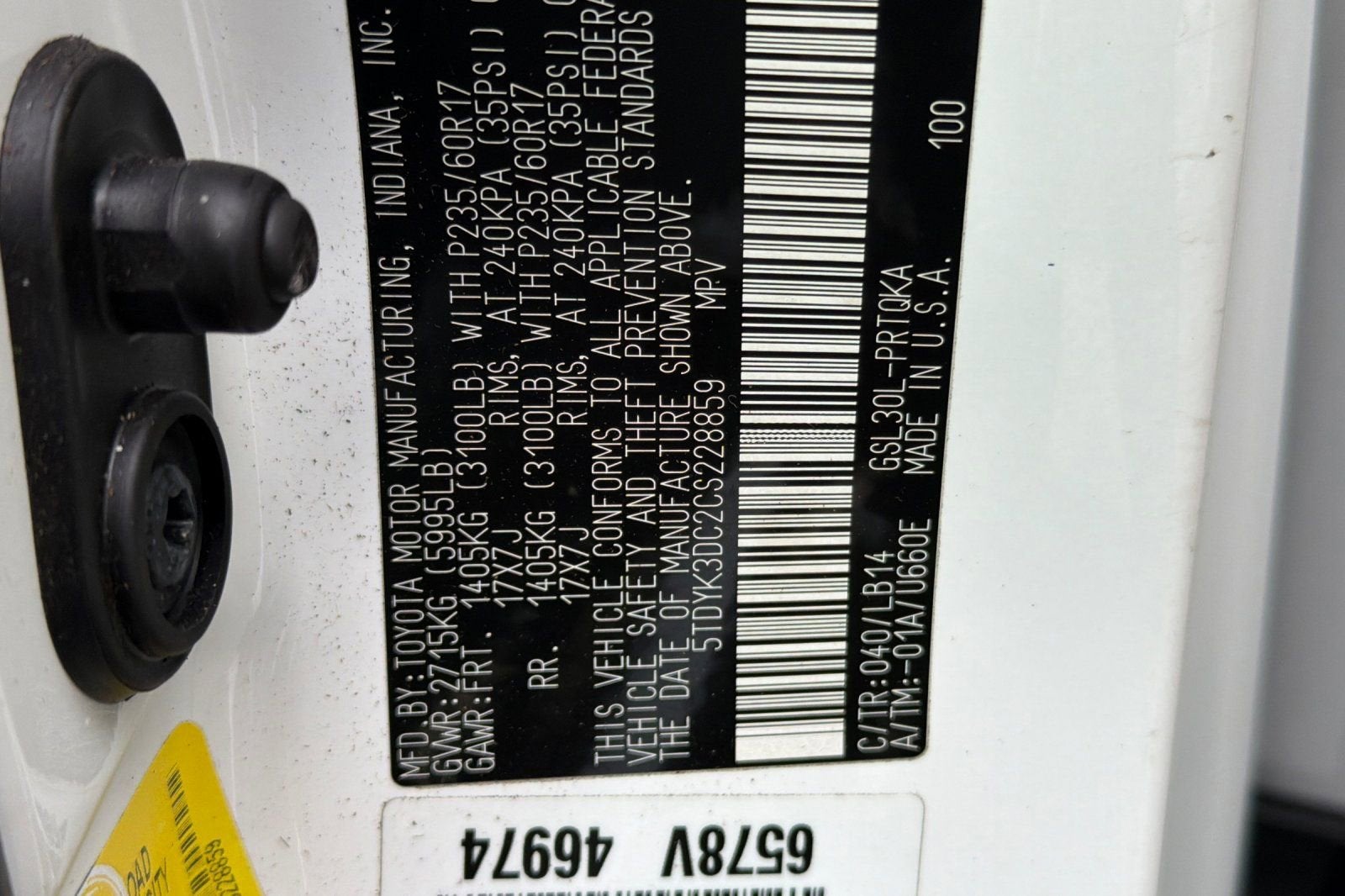 2012 Toyota Sienna XLE AAS