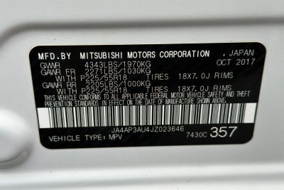 2018 Mitsubishi Outlander Sport ES 2.0