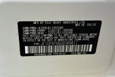 2016 Subaru Impreza Wagon 2.0i Sport Premium