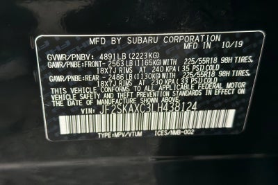 2020 Subaru Forester Touring