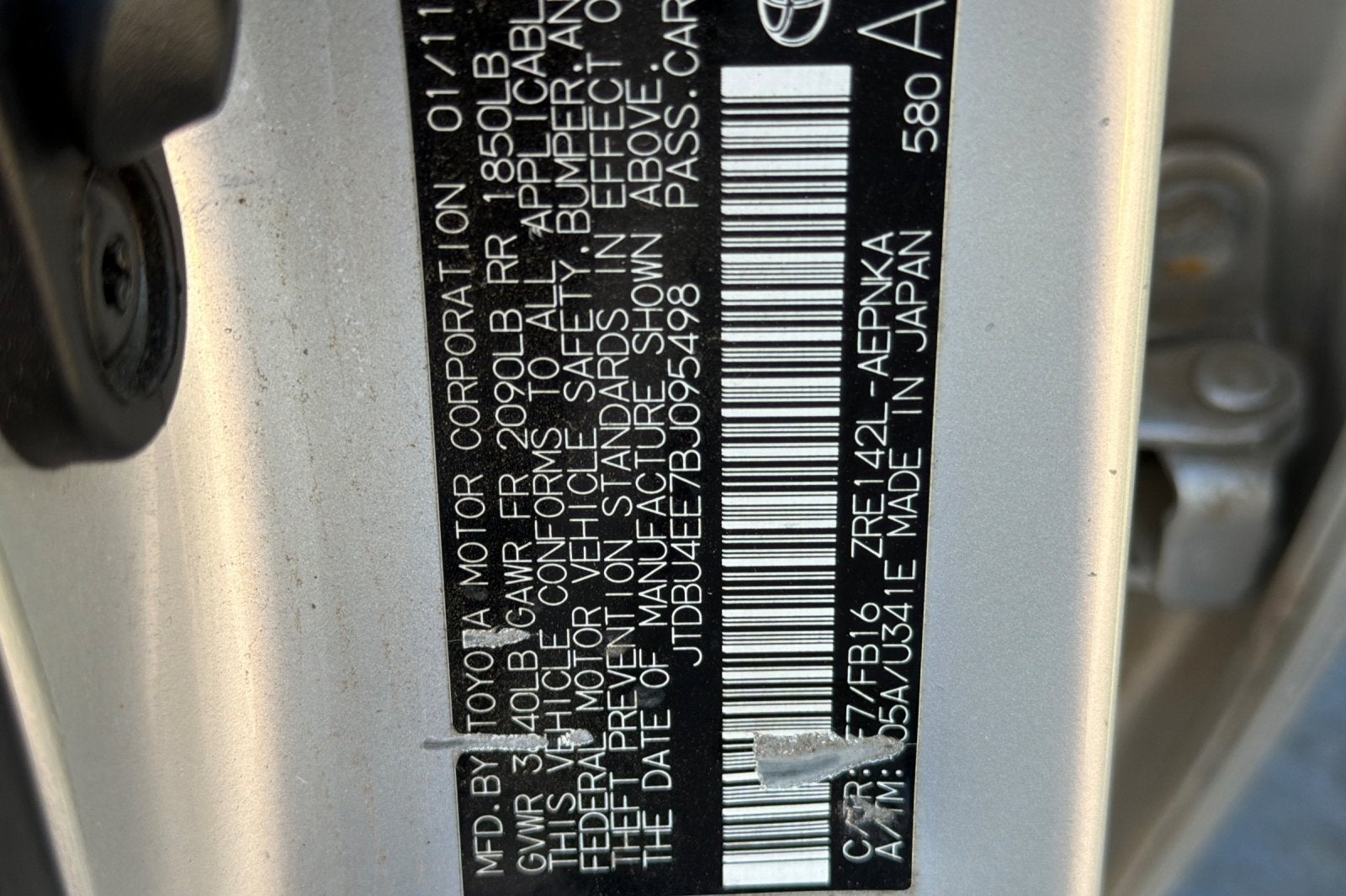 2011 Toyota Corolla L