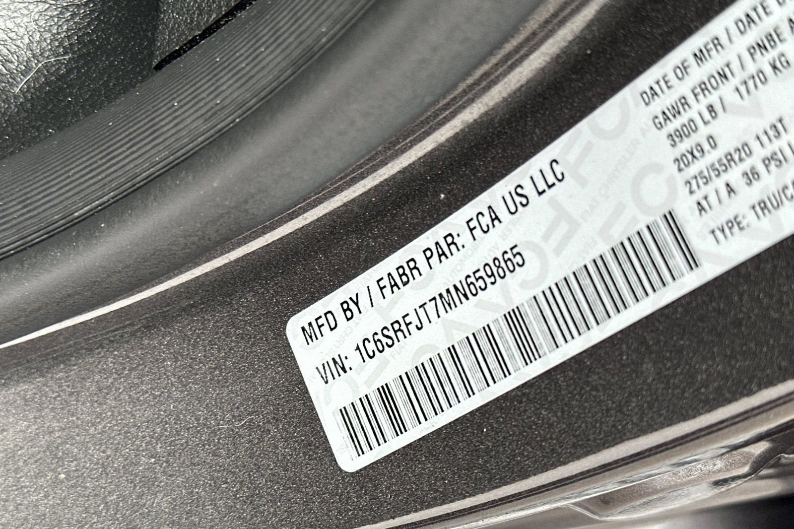 2021 RAM 1500 Laramie