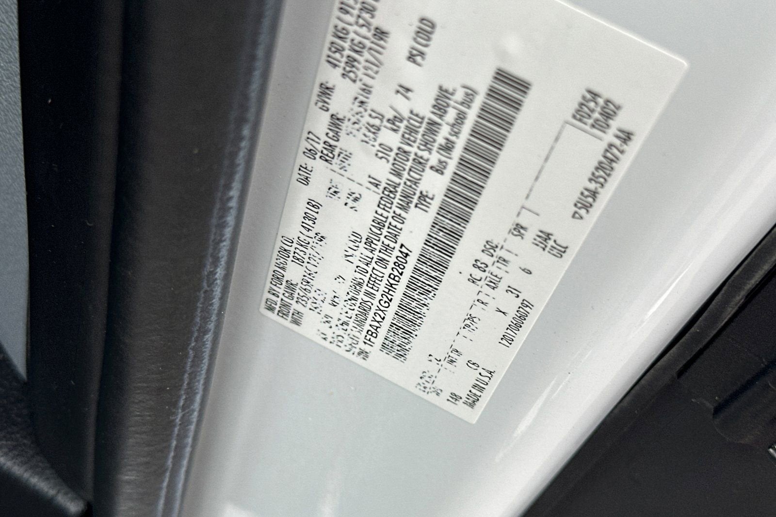 2017 Ford Transit Wagon XL