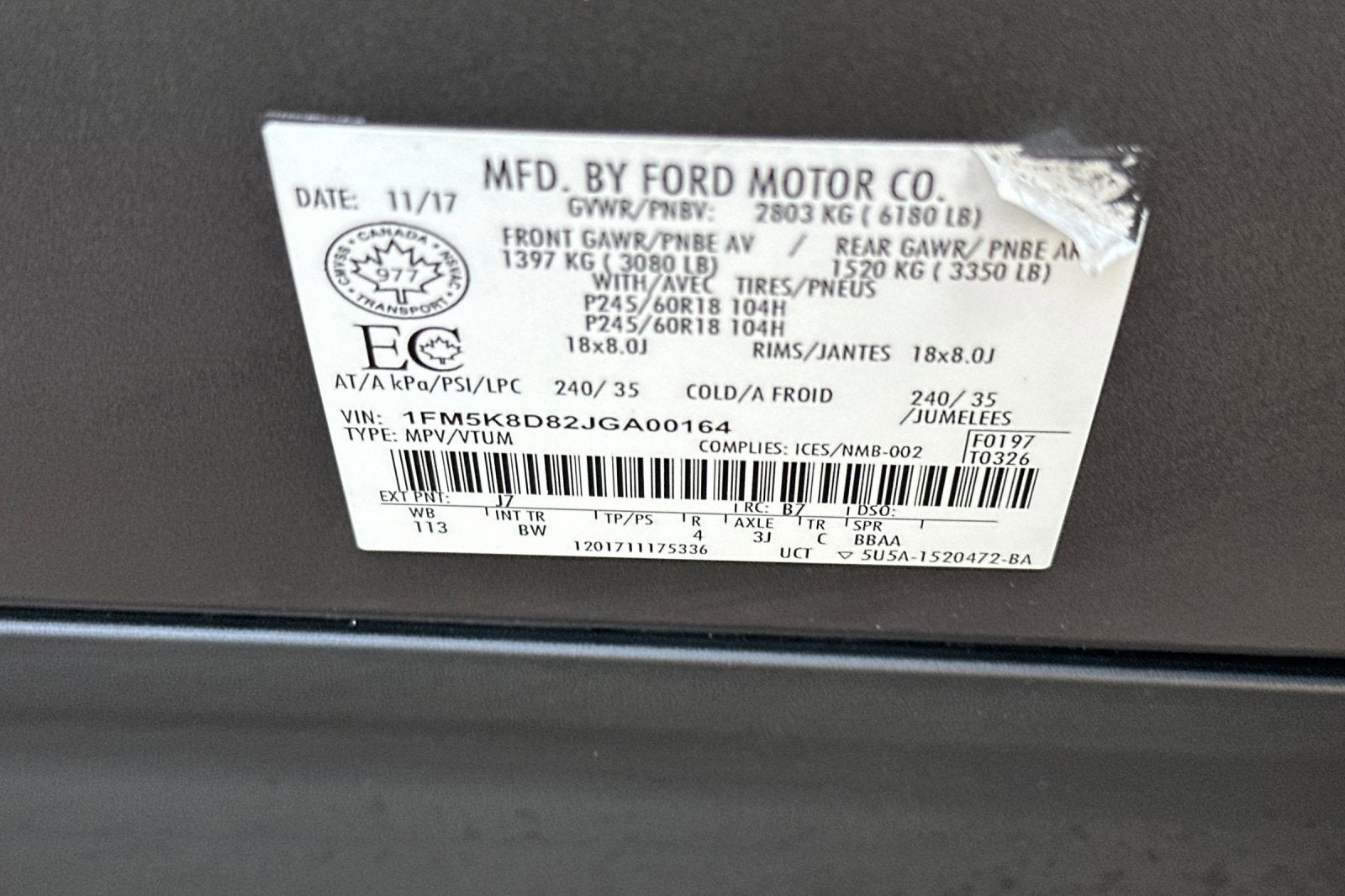 2018 Ford Explorer XLT