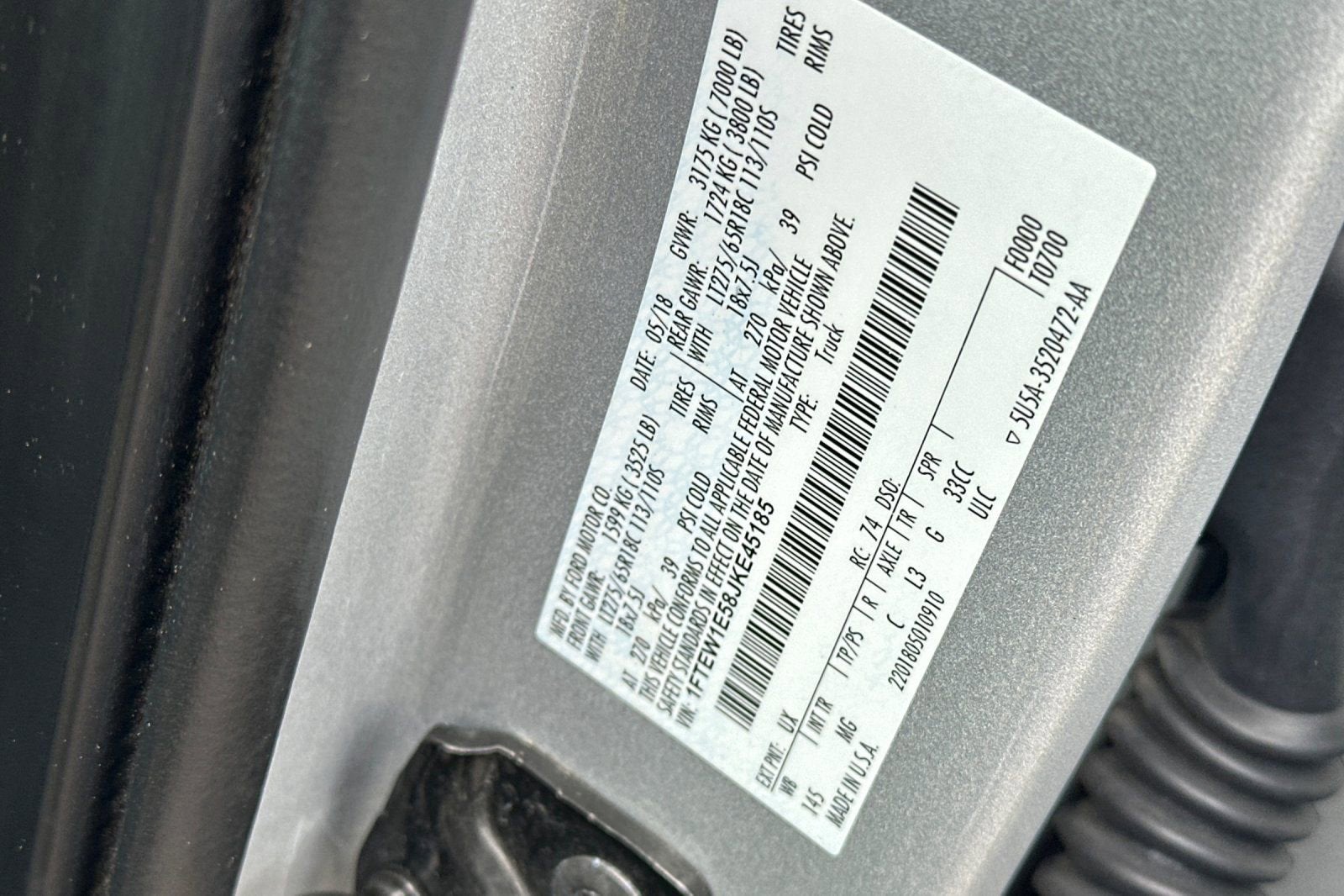 2018 Ford F-150 XL