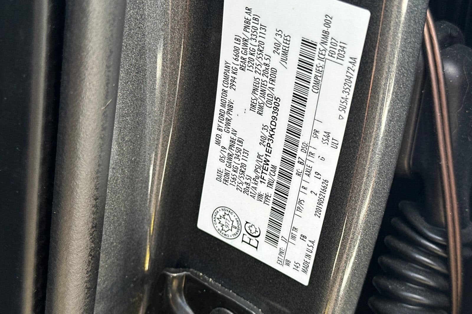 2019 Ford F-150 XL