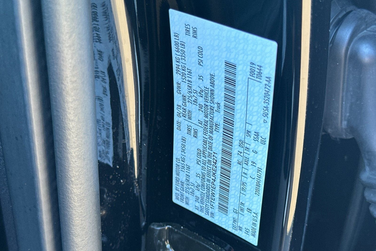 2018 Ford F-150 XL