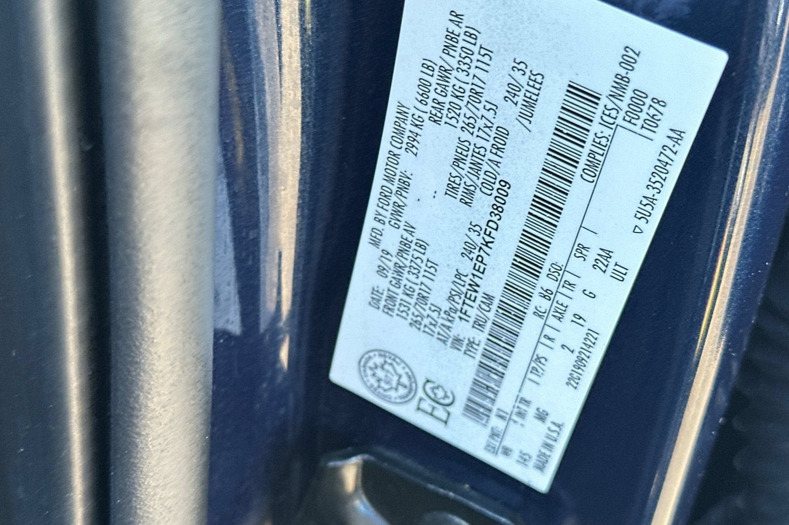 2019 Ford F-150 XL