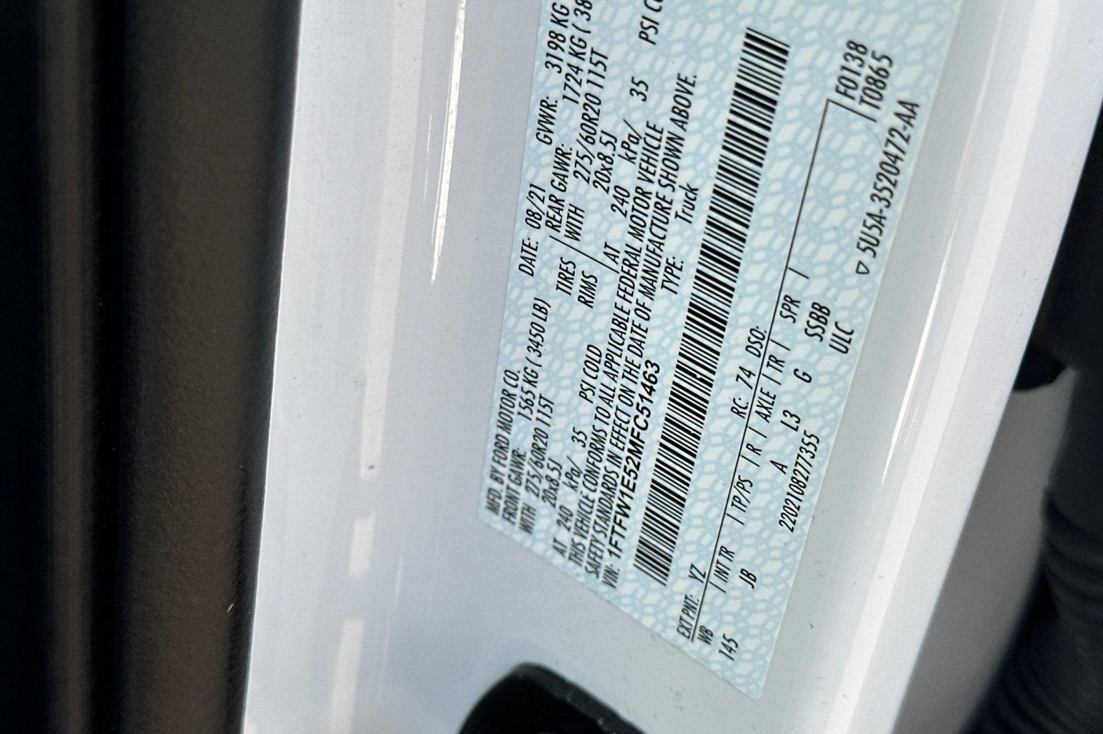 2021 Ford F-150 XL