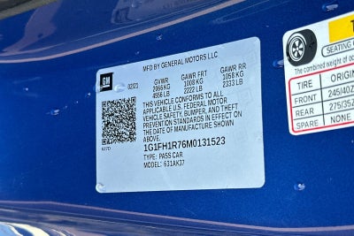 2021 Chevrolet Camaro 2SS