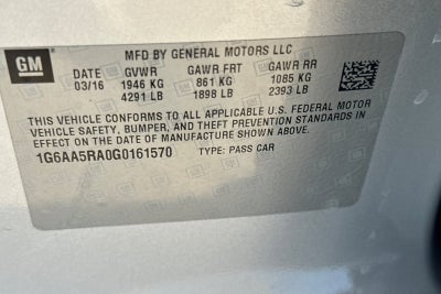2016 Cadillac ATS Standard RWD