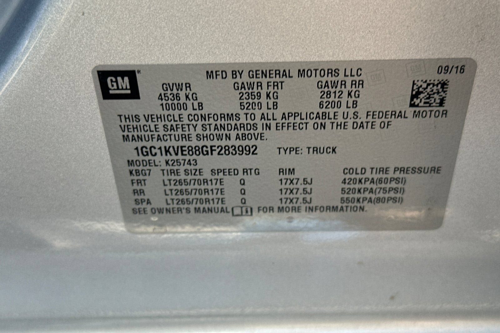 2016 Chevrolet Silverado 2500 HD LT