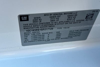 2016 Chevrolet Silverado 2500 HD LT