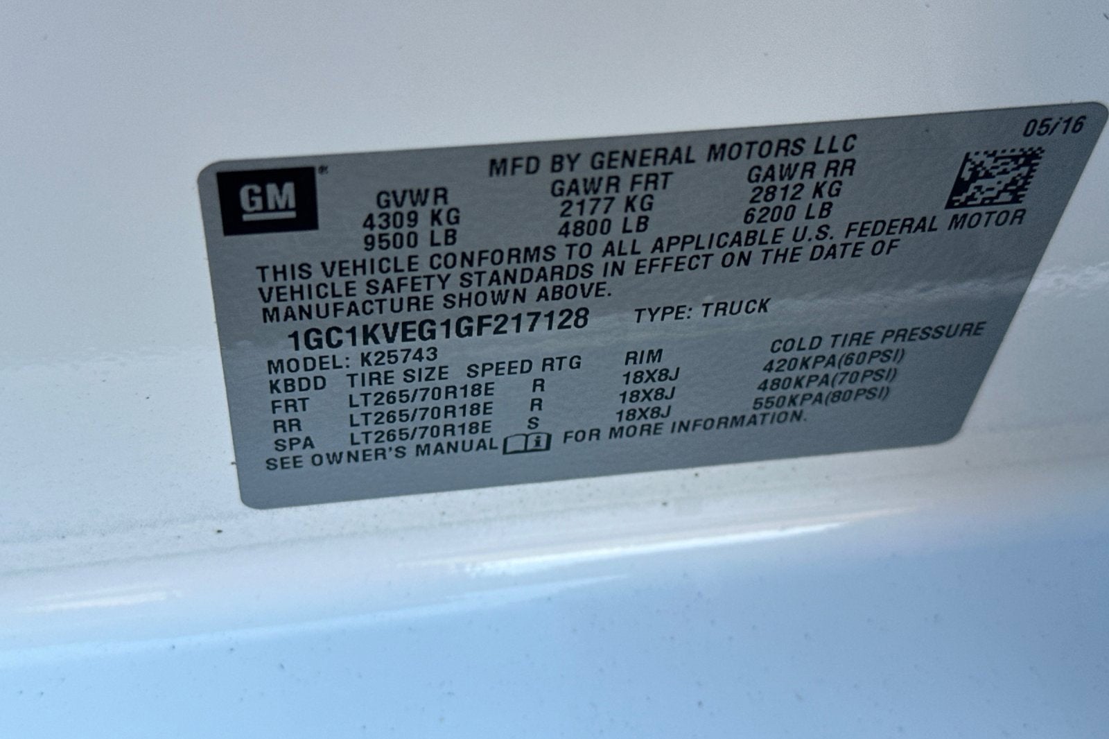 2016 Chevrolet Silverado 2500 HD LT