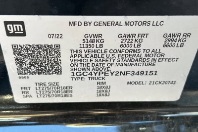 2022 Chevrolet Silverado 2500 HD LTZ