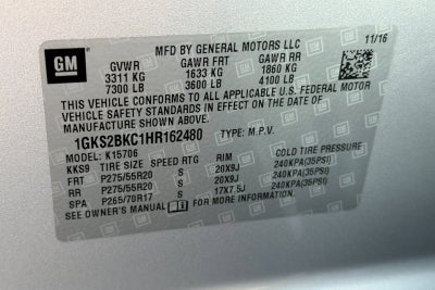 2017 GMC Yukon SLT