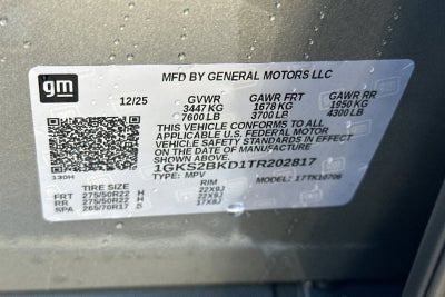 2026 GMC Yukon Elevation