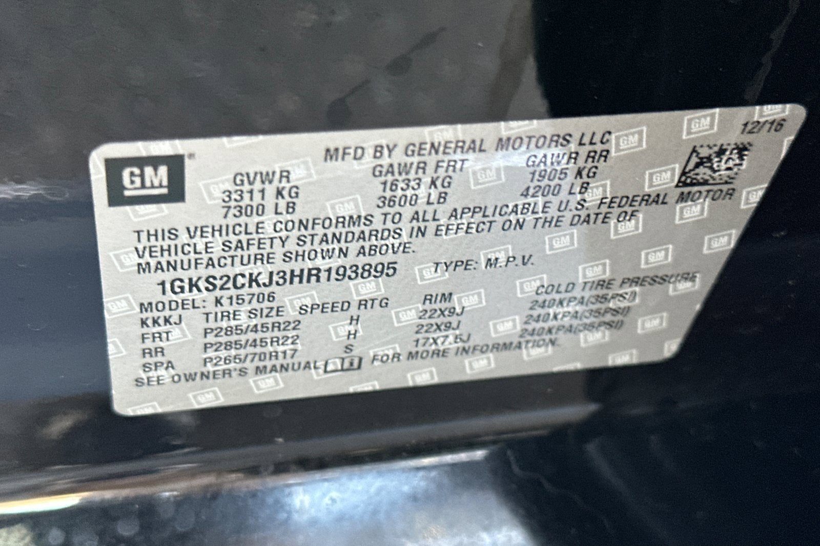 2017 GMC Yukon Denali