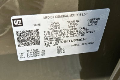 2026 GMC HUMMER EV SUV 2X