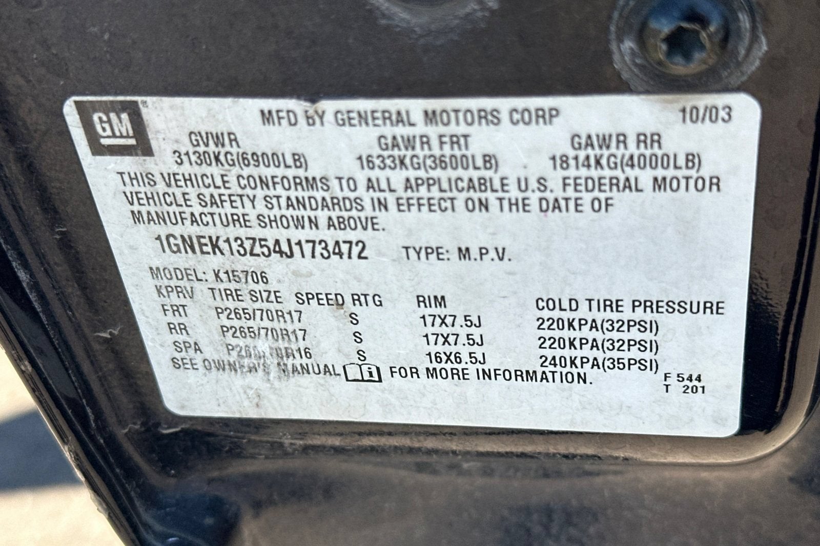 2004 Chevrolet Tahoe LT