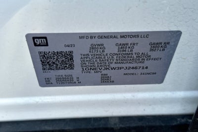 2023 Chevrolet Traverse RS