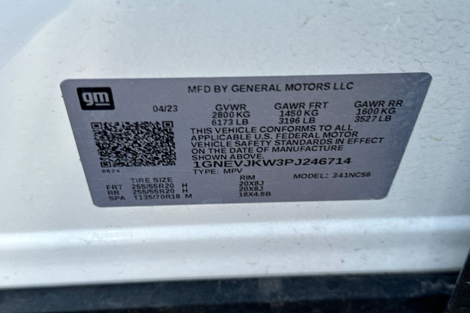 2023 Chevrolet Traverse RS