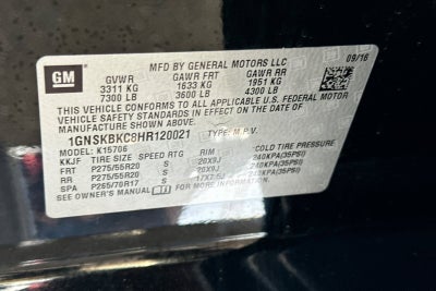 2017 Chevrolet Tahoe LT