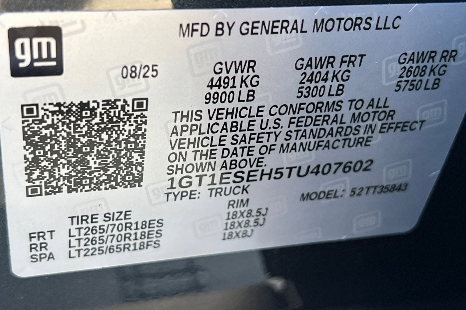 2026 GMC Sierra EV Elevation Standard Range