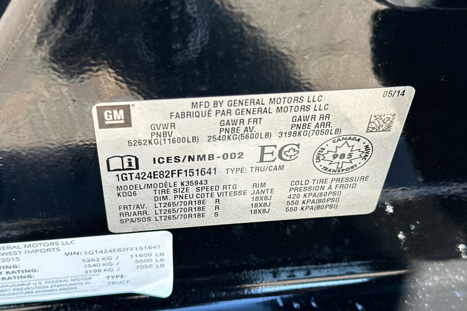 2015 GMC Sierra 3500 HD Denali