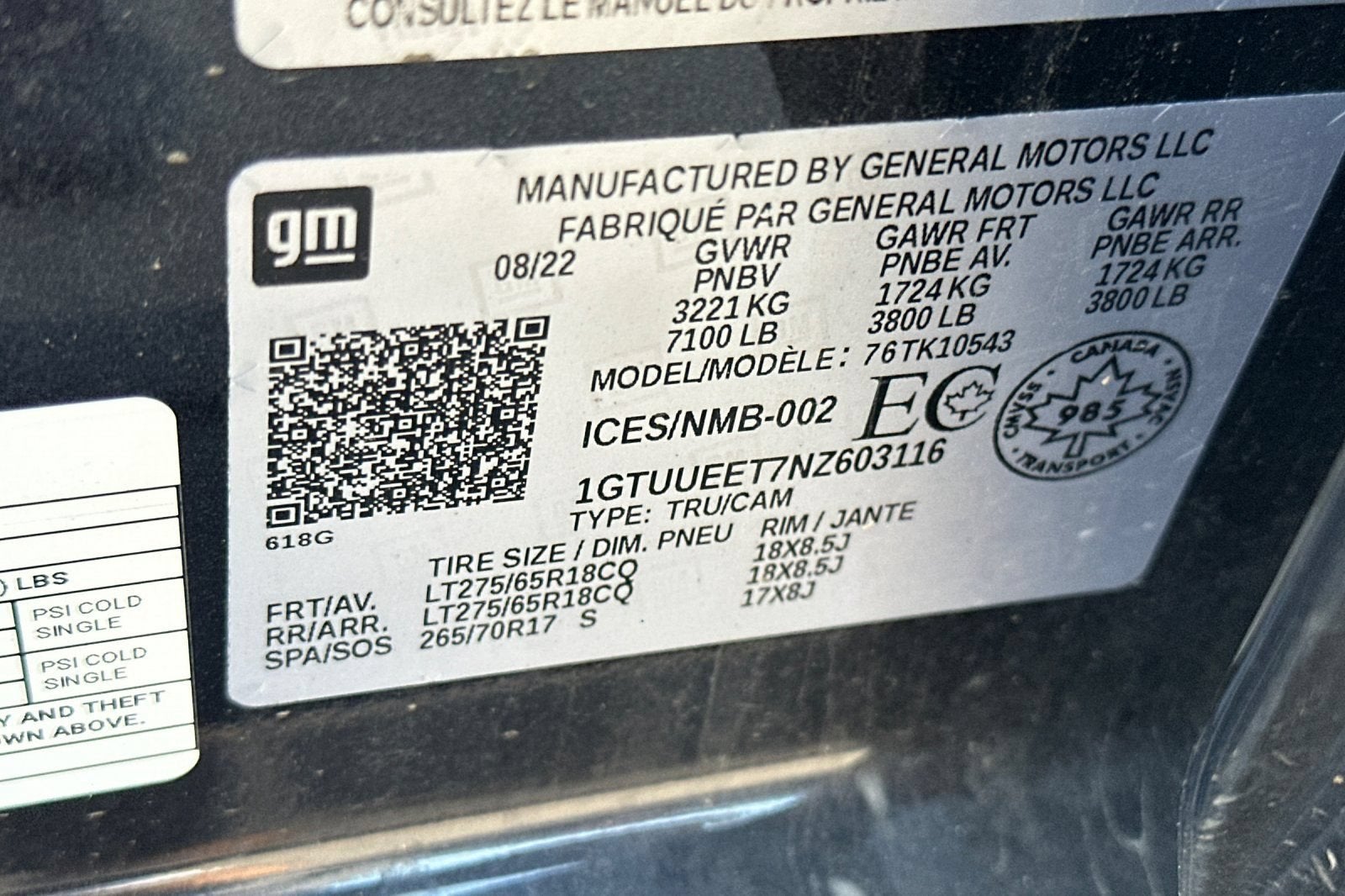 2022 GMC Sierra 1500 AT4