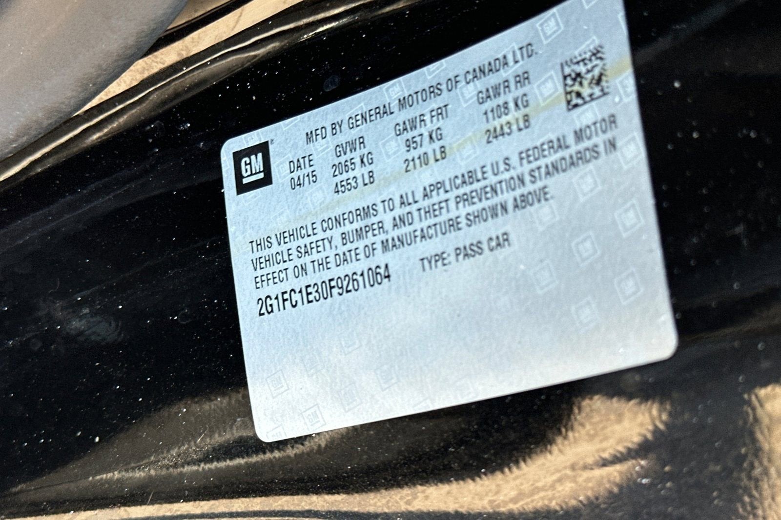 2015 Chevrolet Camaro LT