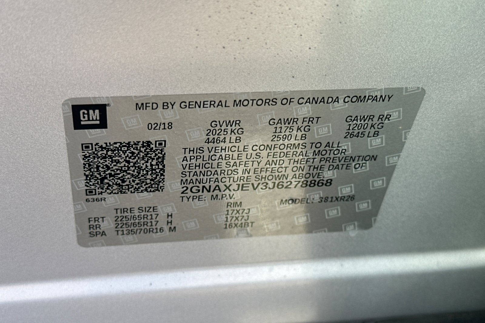 2018 Chevrolet Equinox LT