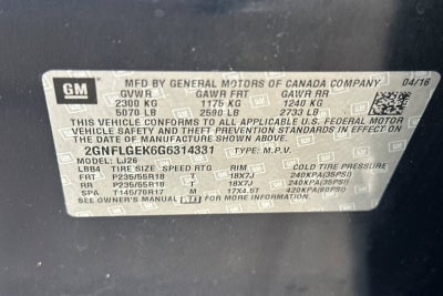 2016 Chevrolet Equinox LTZ