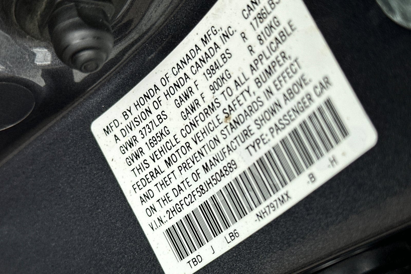 2018 Honda Civic Sedan LX