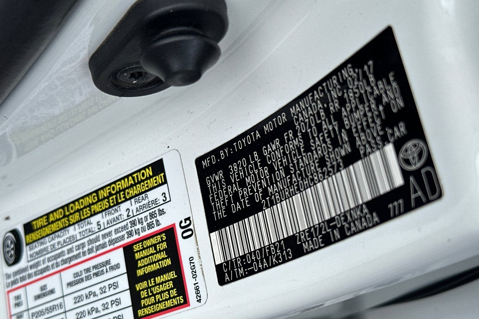 2017 Toyota Corolla L